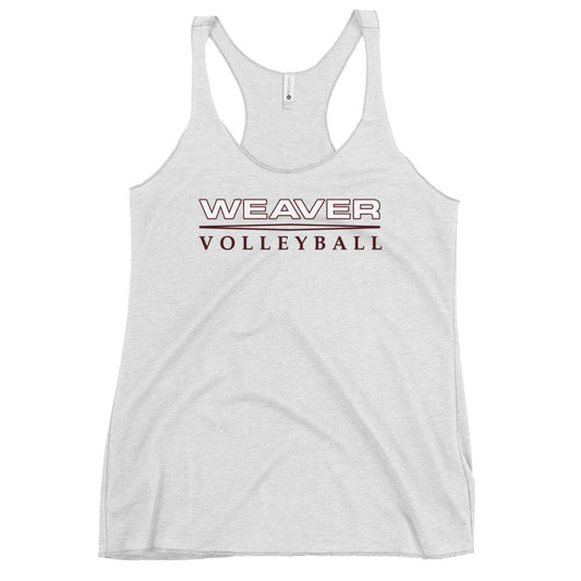 Performance | Thin Racerback Tank Top | Weaver High School | Classic Court Mark Logo