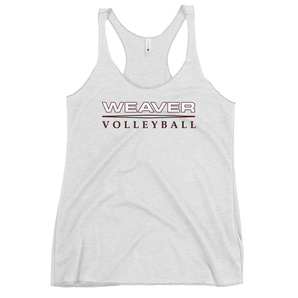 Performance | Thin Racerback Tank Top | Weaver High School | Classic Court Mark Logo