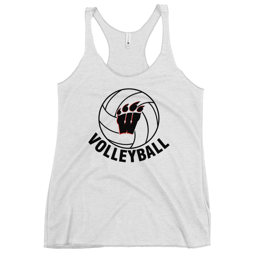 Performance | Thin Racerback Tank Top | Weaver High School | Vanguard Volley Logo
