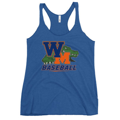Performance | Thin Racerback Tank Top | West Memphis Community Christian College Gators | Athletics Logo