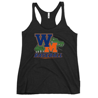 Performance | Thin Racerback Tank Top | West Memphis Community Christian College Gators | Athletics Logo