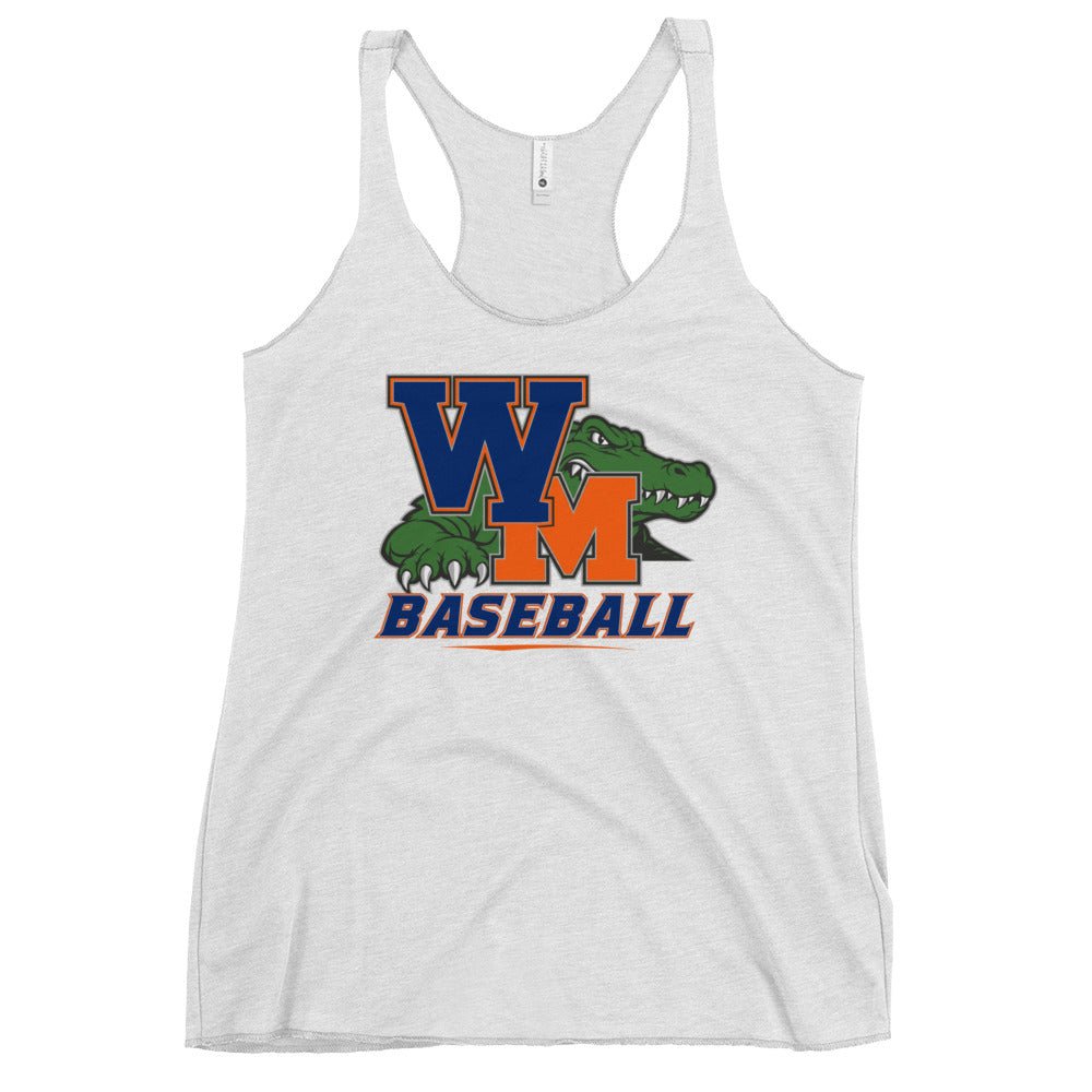 Performance | Thin Racerback Tank Top | West Memphis Community Christian College Gators | Athletics Logo