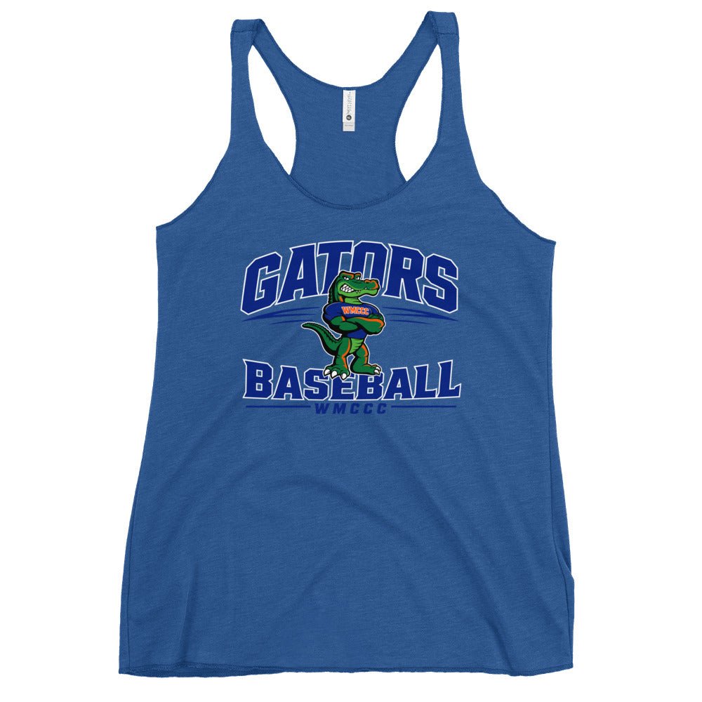 Performance | Thin Racerback Tank Top | West Memphis Community Christian College Gators | Emblem Logo