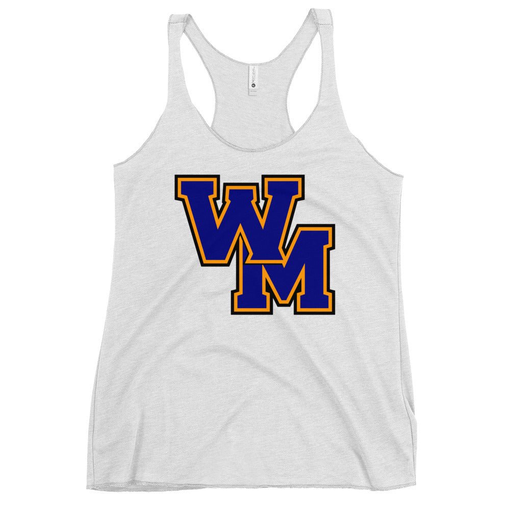 Performance | Thin Racerback Tank Top | West Memphis Community Christian College Gators | WM-Mark Logo