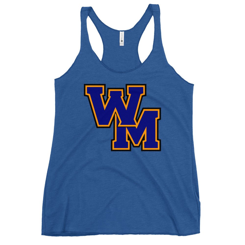 Performance | Thin Racerback Tank Top | West Memphis Community Christian College Gators | WM-Mark Logo