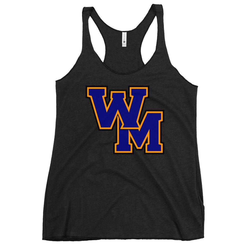Performance | Thin Racerback Tank Top | West Memphis Community Christian College Gators | WM-Mark Logo