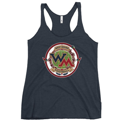 Performance | Thin Racerback Tank Top | West Mound Stars | Badge Logo