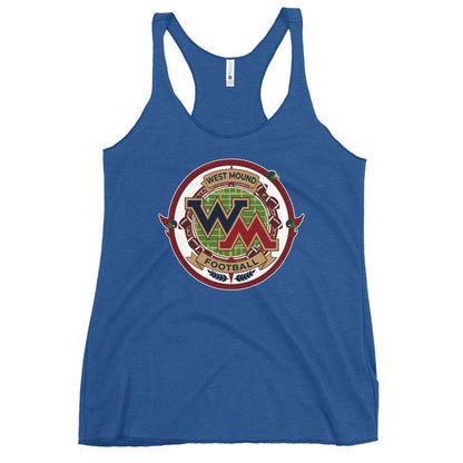 Performance | Thin Racerback Tank Top | West Mound Stars | Badge Logo
