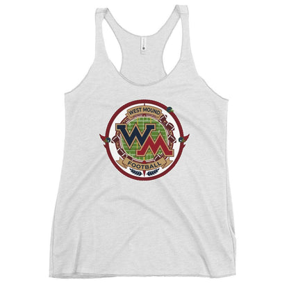 Performance | Thin Racerback Tank Top | West Mound Stars | Badge Logo