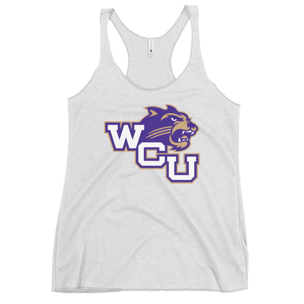 Performance | Thin Racerback Tank Top | Western Carolina Ultimate | Battle Athletics Logo