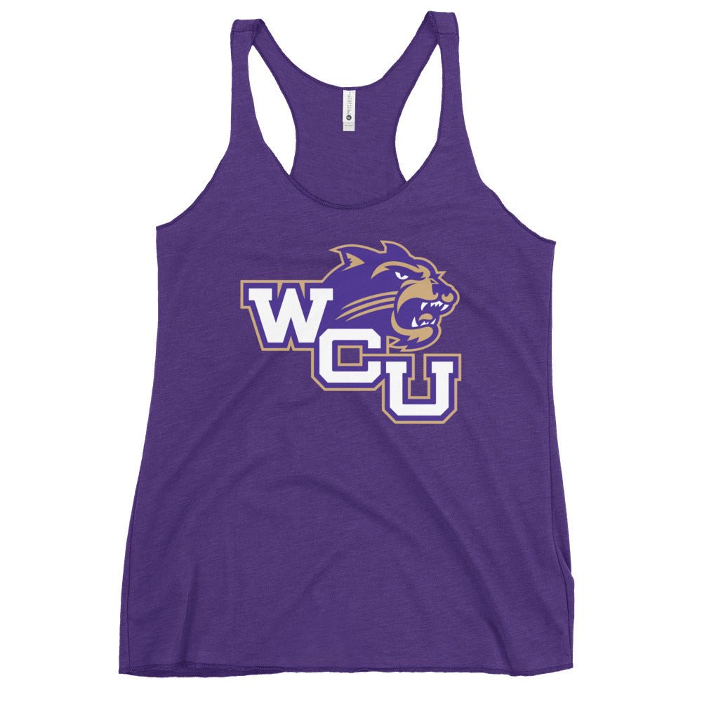 Performance | Thin Racerback Tank Top | Western Carolina Ultimate | Battle Athletics Logo