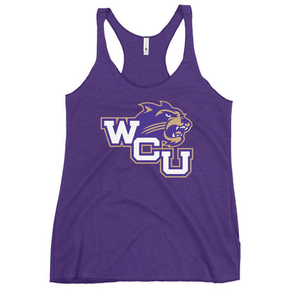 Performance | Thin Racerback Tank Top | Western Carolina Ultimate | Battle Athletics Logo