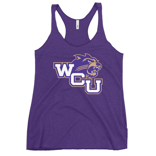 Performance | Thin Racerback Tank Top | Western Carolina Ultimate | Battle Athletics Logo
