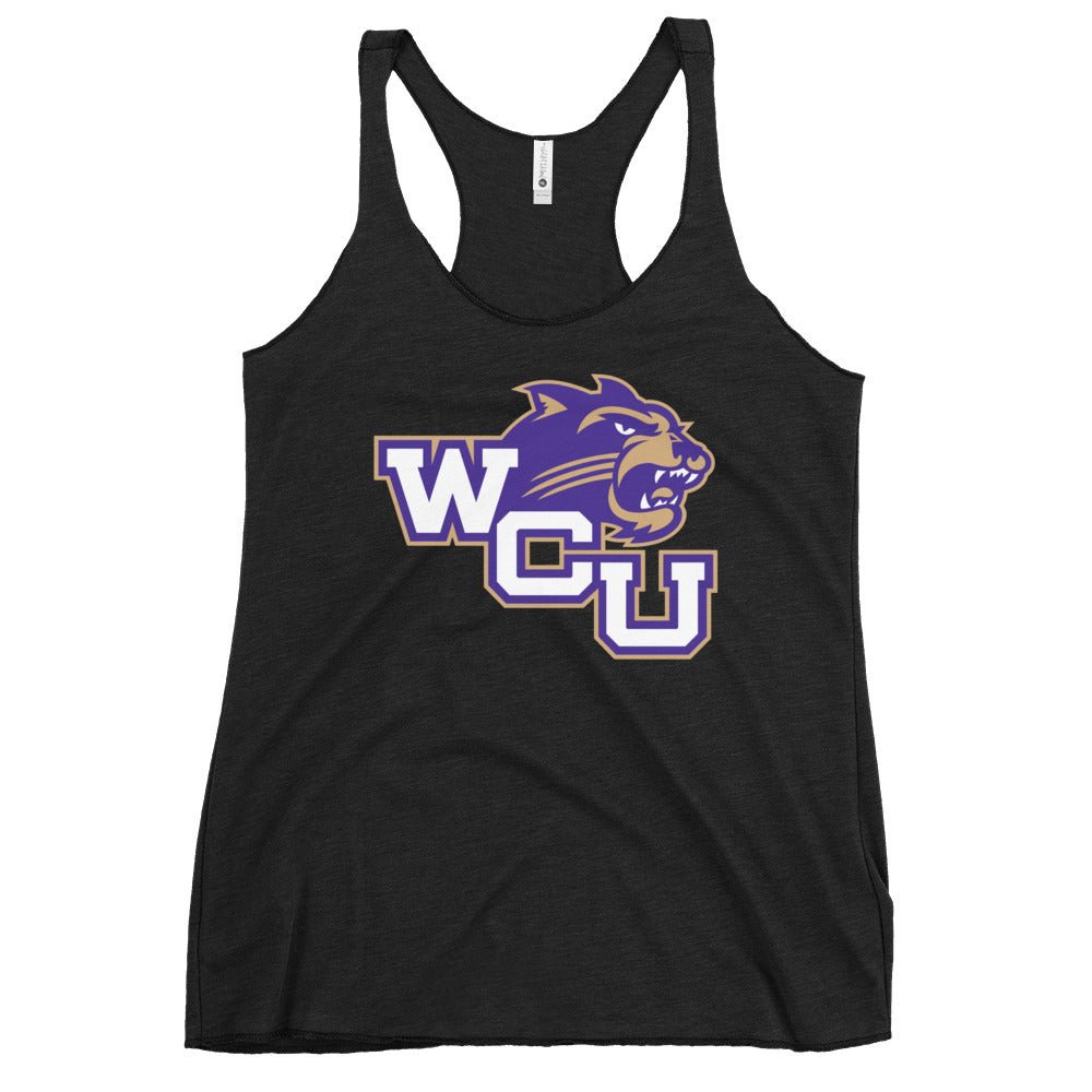 Performance | Thin Racerback Tank Top | Western Carolina Ultimate | Battle Athletics Logo