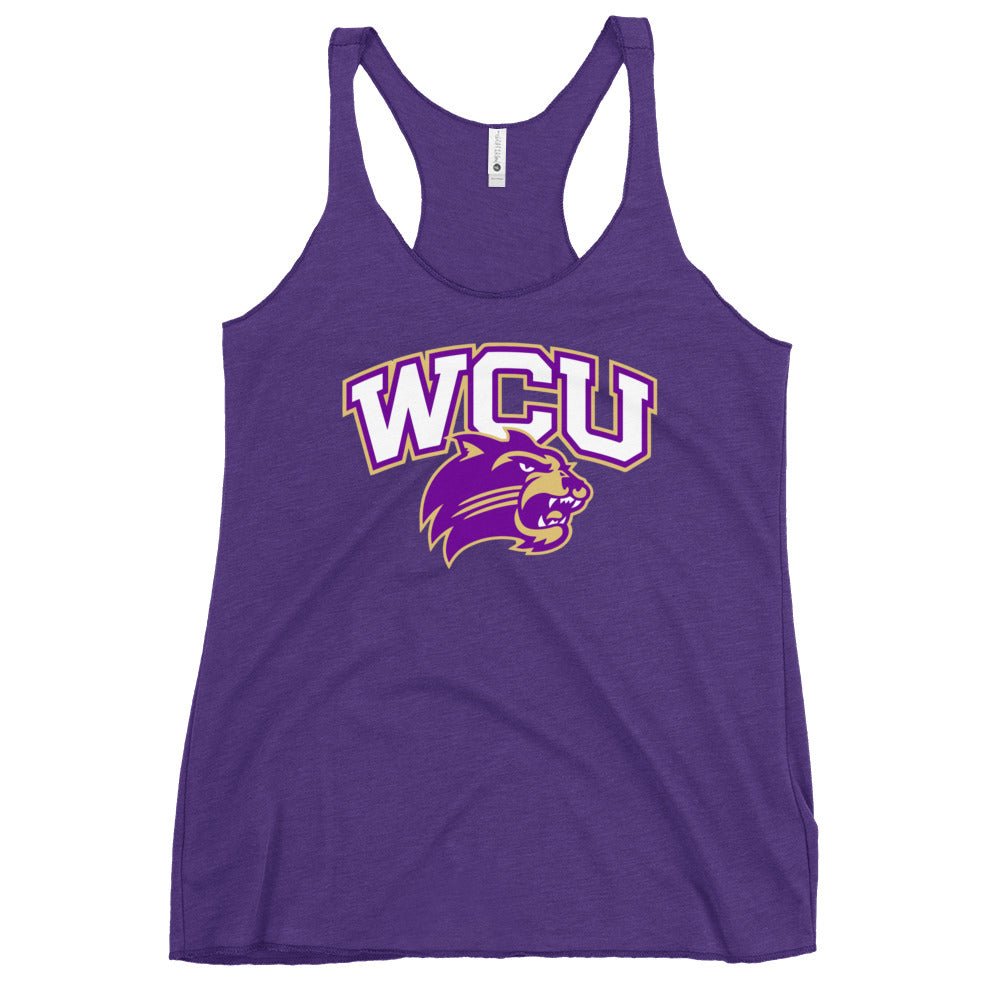 Performance | Thin Racerback Tank Top | Western Carolina Ultimate | WCU Roar Mark Logo