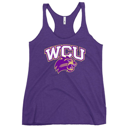 Performance | Thin Racerback Tank Top | Western Carolina Ultimate | WCU Roar Mark Logo