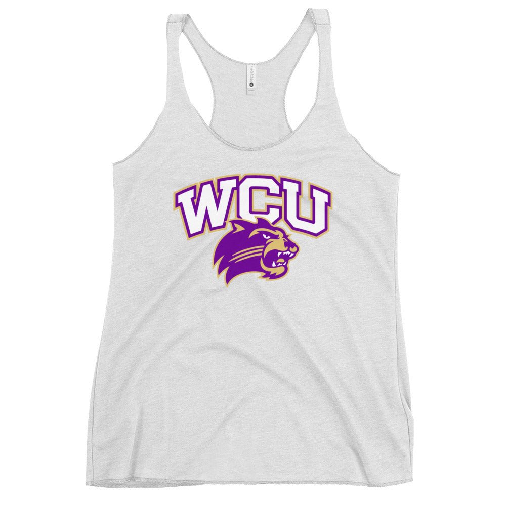 Performance | Thin Racerback Tank Top | Western Carolina Ultimate | WCU Roar Mark Logo