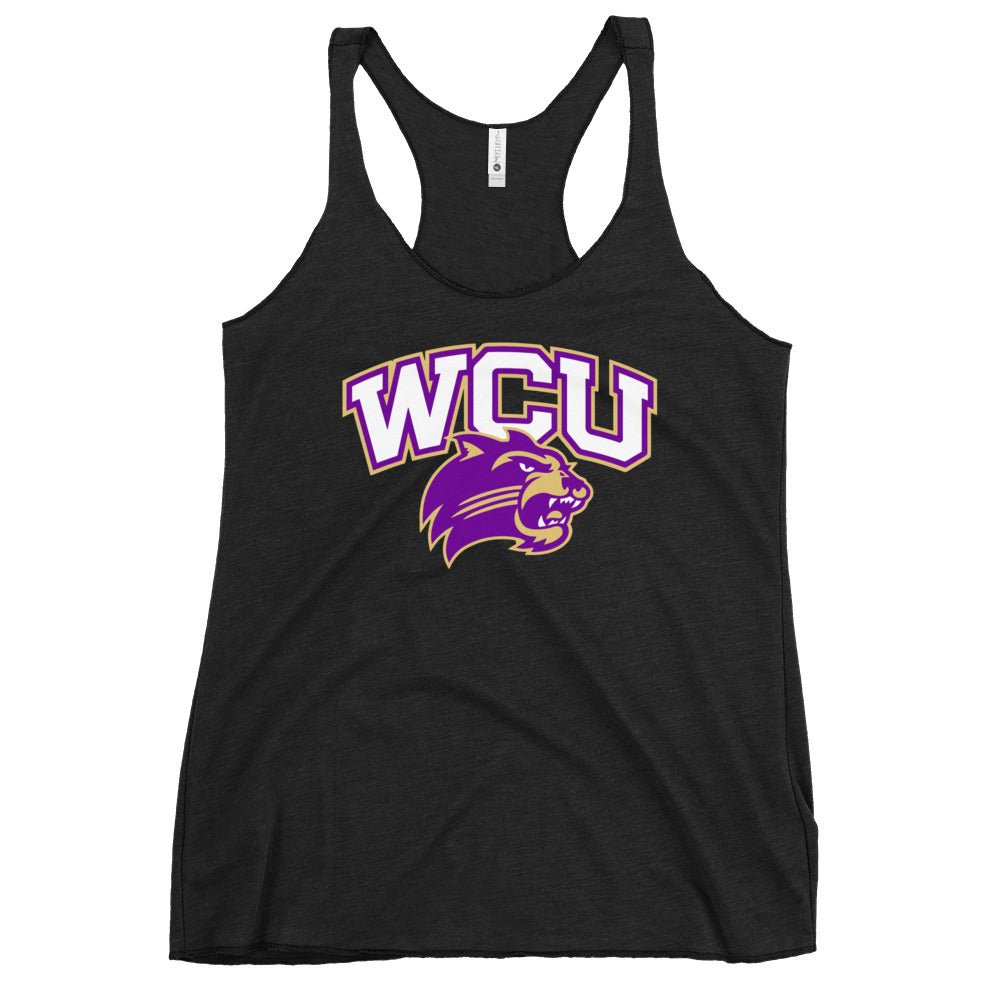 Performance | Thin Racerback Tank Top | Western Carolina Ultimate | WCU Roar Mark Logo