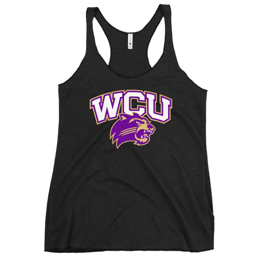 Performance | Thin Racerback Tank Top | Western Carolina Ultimate | WCU Roar Mark Logo