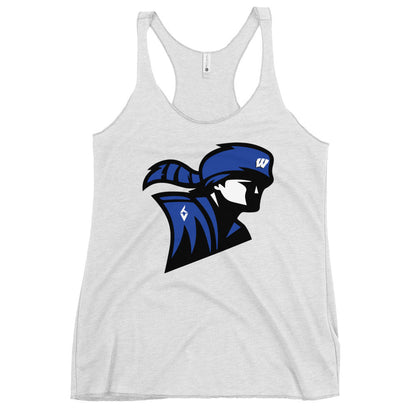 Performance | Thin Racerback Tank Top | Western High School Football | Crest Logo