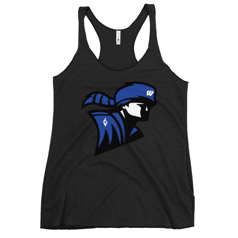 Performance | Thin Racerback Tank Top | Western High School Football | Crest Logo