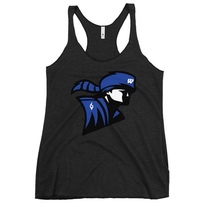 Performance | Thin Racerback Tank Top | Western High School Football | Crest Logo