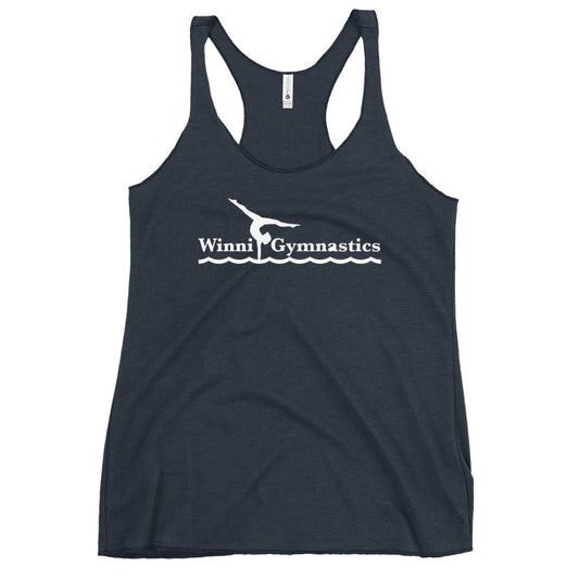 Performance | Thin Racerback Tank Top | Winni Gymnastics | Alt Logo