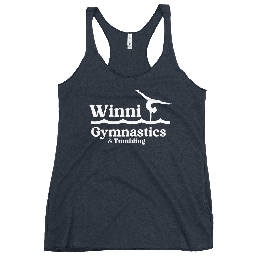 Performance | Thin Racerback Tank Top | Winni Gymnastics | Tumbling Logo
