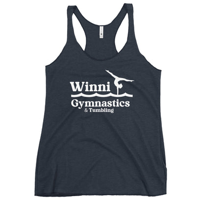 Performance | Thin Racerback Tank Top | Winni Gymnastics | Tumbling Logo