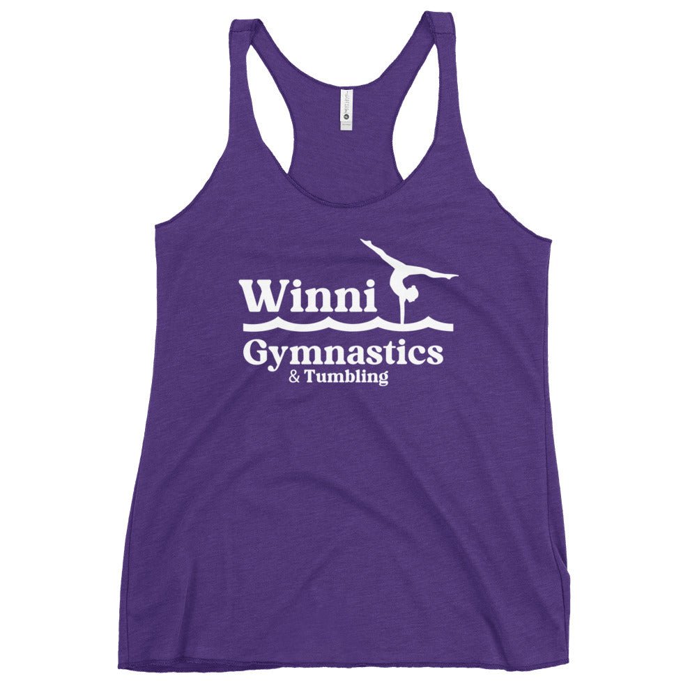 Performance | Thin Racerback Tank Top | Winni Gymnastics | Tumbling Logo