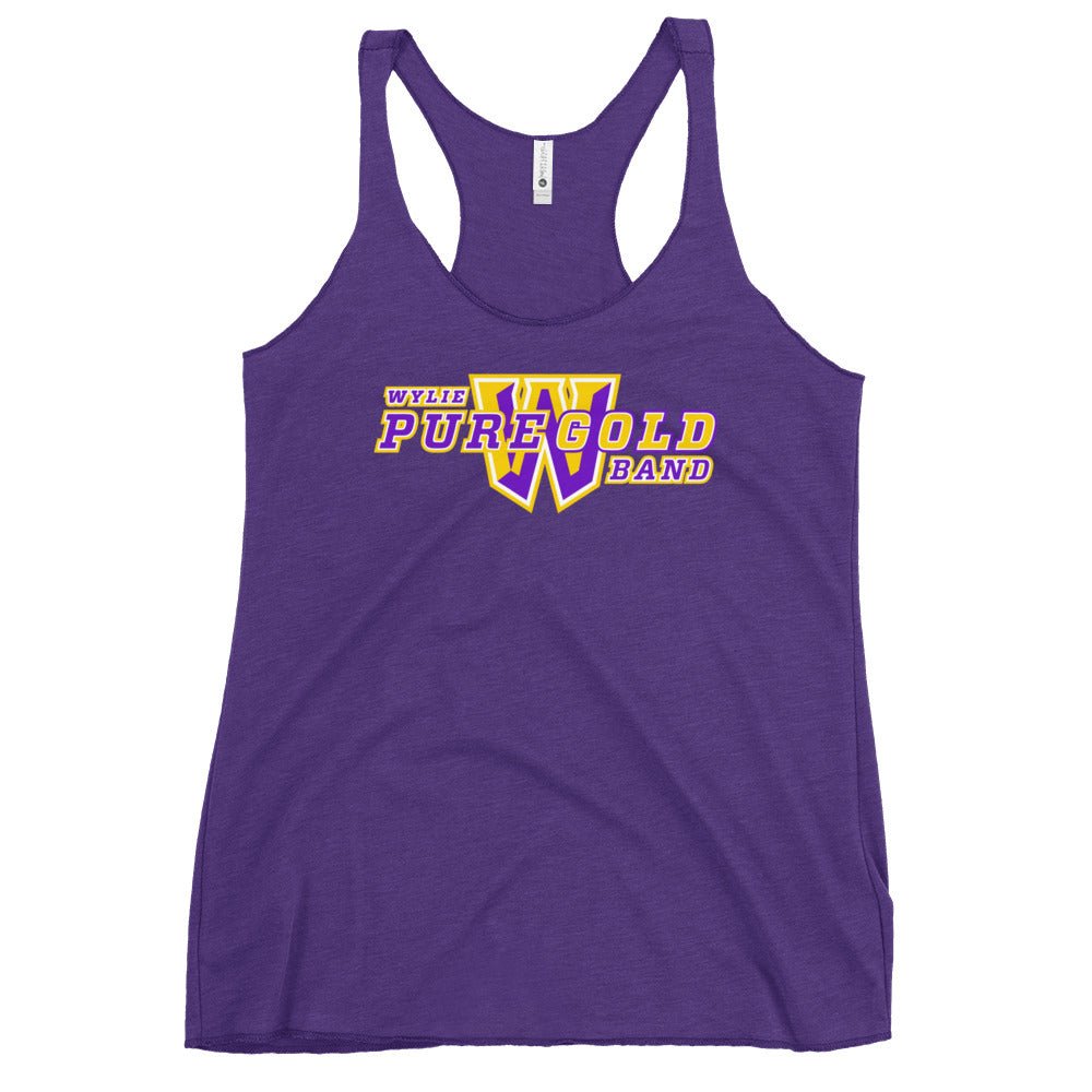 Performance | Thin Racerback Tank Top | Wylie ISD | Pure Gold Logo