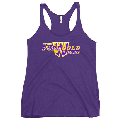 Performance | Thin Racerback Tank Top | Wylie ISD | Pure Gold Logo