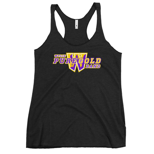 Performance | Thin Racerback Tank Top | Wylie ISD | Pure Gold Logo