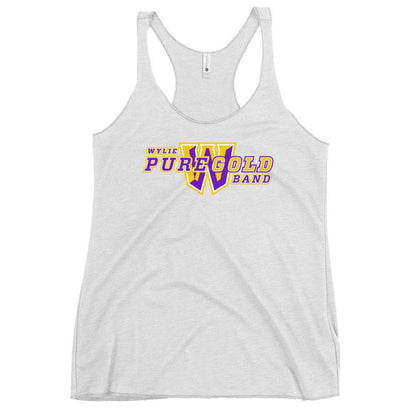 Performance | Thin Racerback Tank Top | Wylie ISD | Pure Gold Logo
