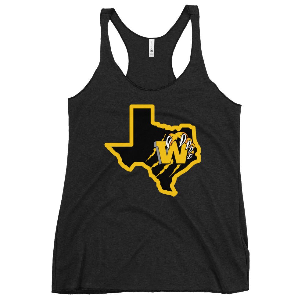 Performance | Thin Racerback Tank Top | WYSA | Texas Logo