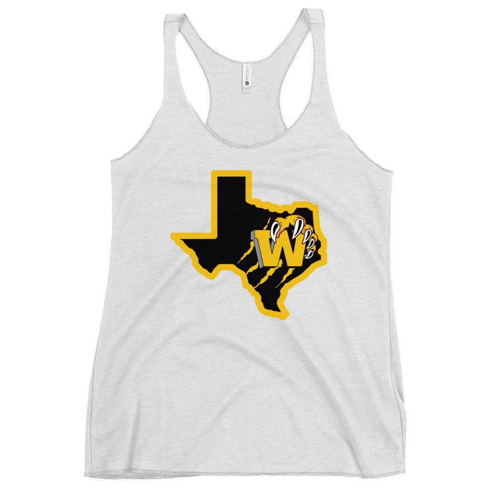 Performance | Thin Racerback Tank Top | WYSA | Texas Logo