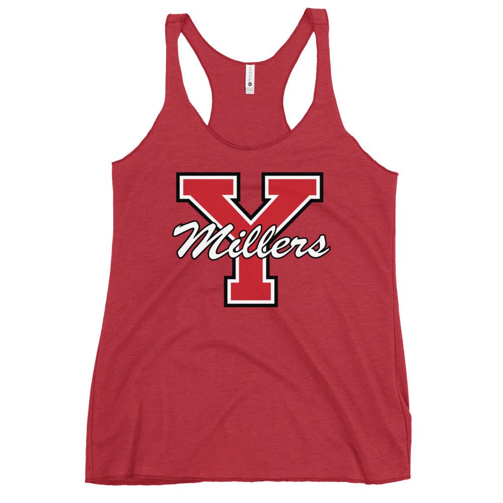 Performance | Thin Racerback Tank Top | Yukon Student Council | Crest Logo