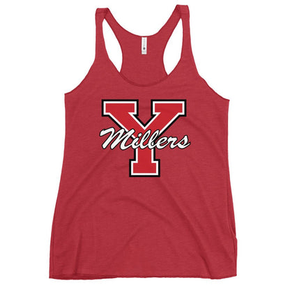 Performance | Thin Racerback Tank Top | Yukon Student Council | Crest Logo