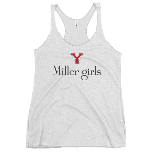 Performance | Thin Racerback Tank Top | Yukon Student Council | Miller Girls Logo