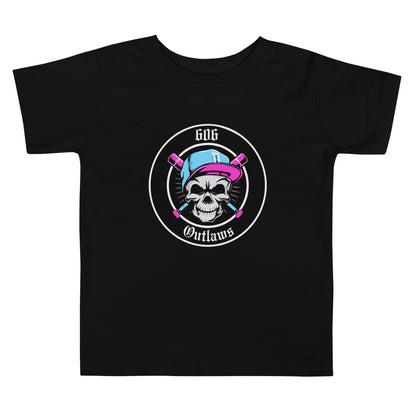 Performance | Toddler T-Shirt | 606 Outlaws Baseball | Badge Logo