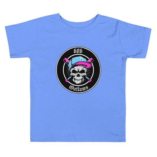 Performance | Toddler T-Shirt | 606 Outlaws Baseball | Badge Logo