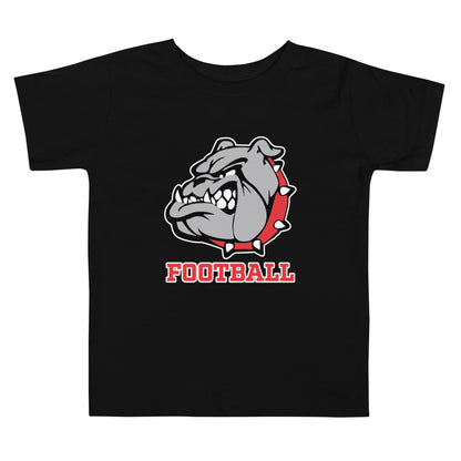 Performance | Toddler T-Shirt | 6th Grade Bulldogs Team | Football Logo