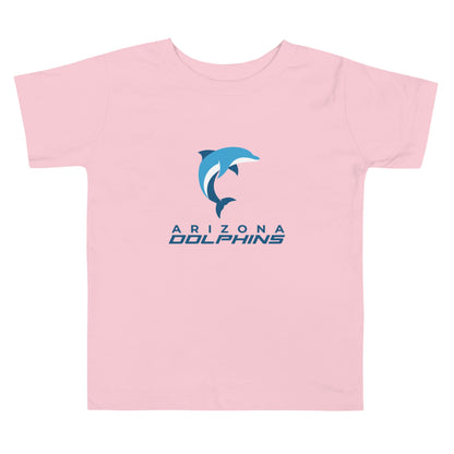 Performance | Toddler T-Shirt | Arizona Dolphins Swim Team | Wave Athletic Logo