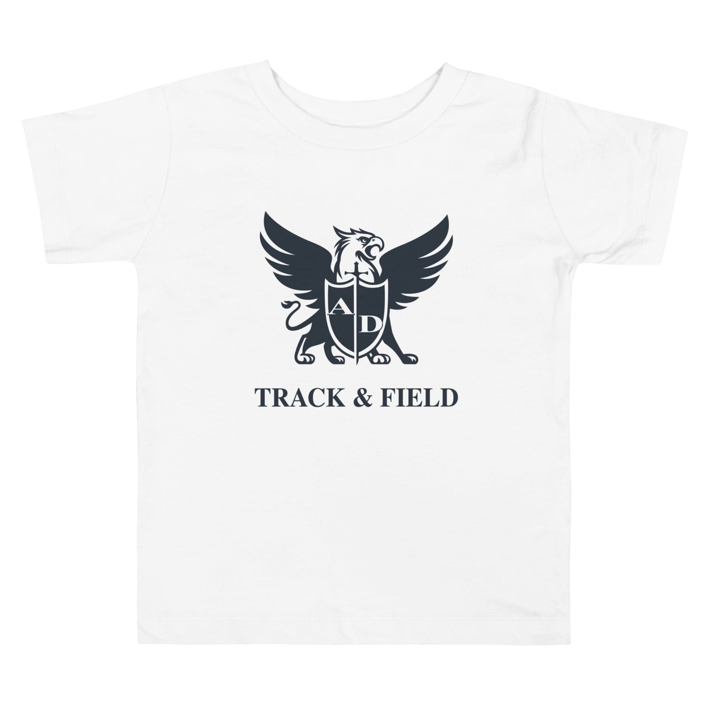 Performance | Toddler T-Shirt | Arma Dei Academy Track and Field | Griffin Logo