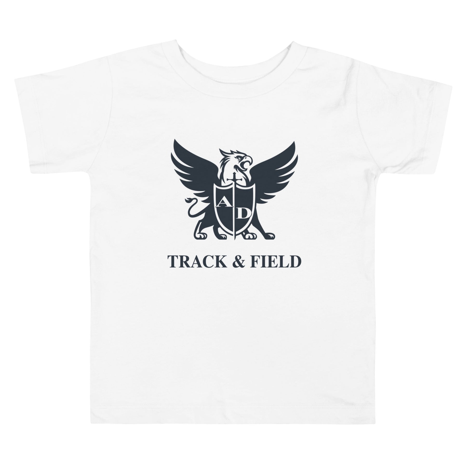 Performance | Toddler T-Shirt | Arma Dei Academy Track and Field | Griffin Logo