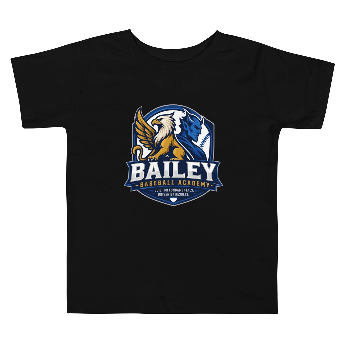 Performance | Toddler T-Shirt | Bailey Baseball Academy | Shield Logo