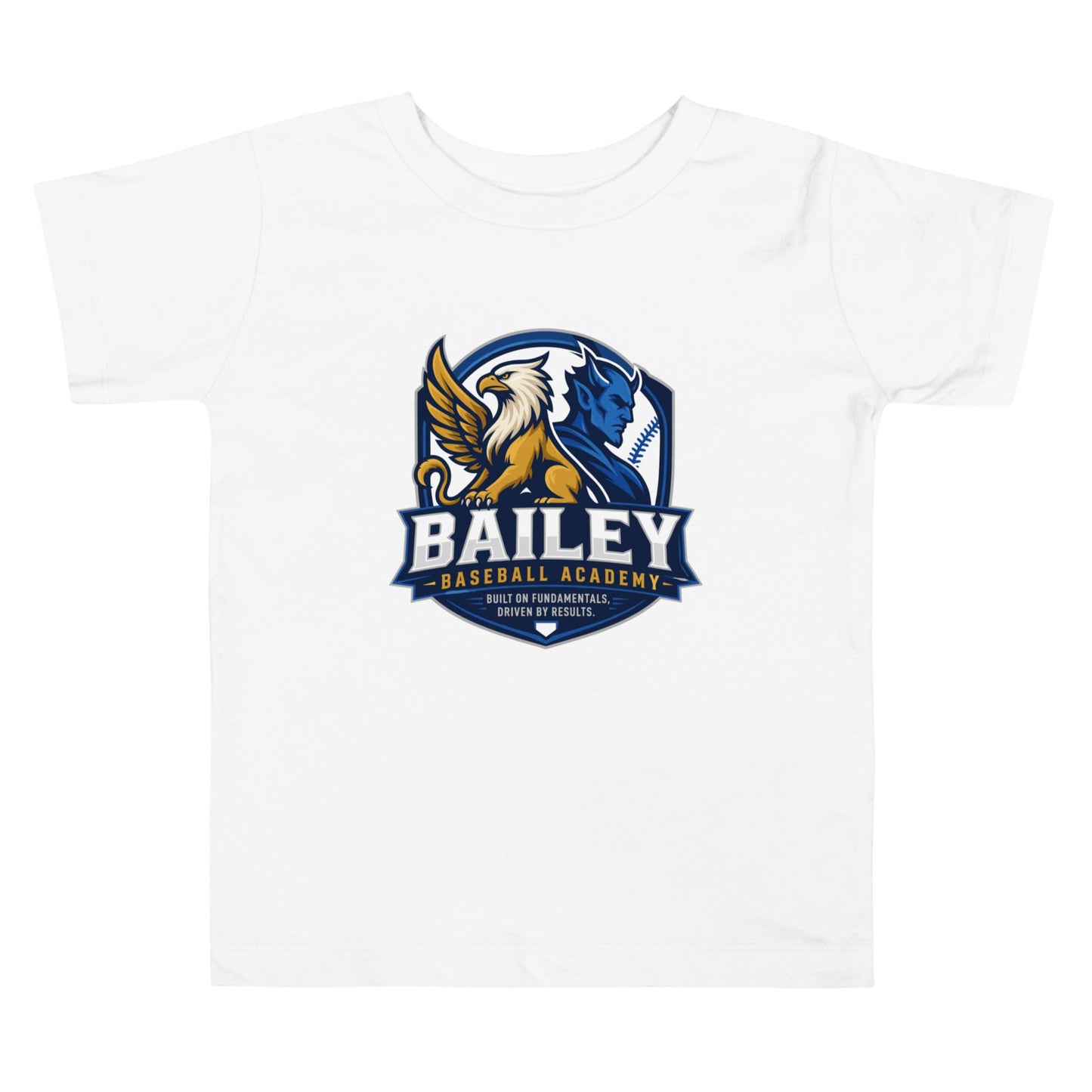 Performance | Toddler T-Shirt | Bailey Baseball Academy | Shield Logo