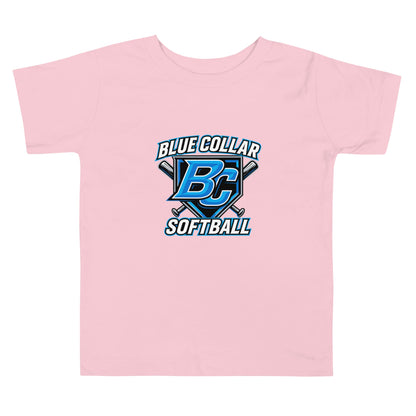 Performance | Toddler T-Shirt | Blue Collar Softball 2034 | Shield Logo
