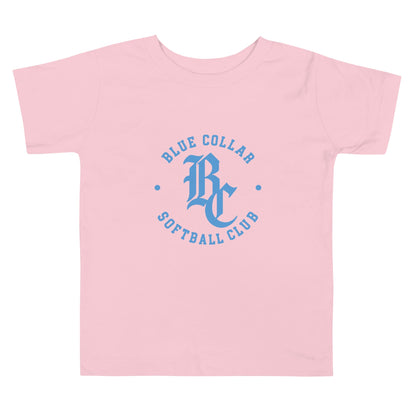 Performance | Toddler T-Shirt | Blue Collar Softball 2034 | Varsity Logo