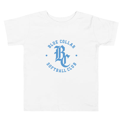 Performance | Toddler T-Shirt | Blue Collar Softball 2034 | Varsity Logo